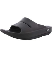 OOFOS OOahh Slide Black Lightweight Recovery ...