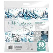 TONIC STUDIOS 8 X 8 LUXURY PAPER - WINTER'S VEIL