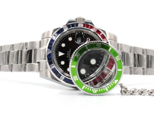 Portachiavi TRIBUTE ROLEX Ghiera Orologi Sportivi Acciaio Lente Ingrandimento - Bild 5 von 19