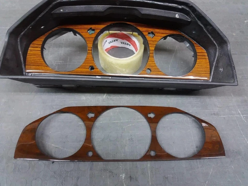 Cubierta velocímetro apta para W140 Mercedes Benz diseño nogal S600 S320 S500 300se Foto 4 de 4