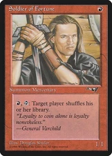 Soldier of Fortune 1x MtG Alliances ALL SP/NM