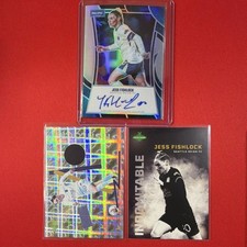 Parkside 2025 NWSL Seattle Reign FC 3 cards Jess Fishlock auto KAOS Indomitable
