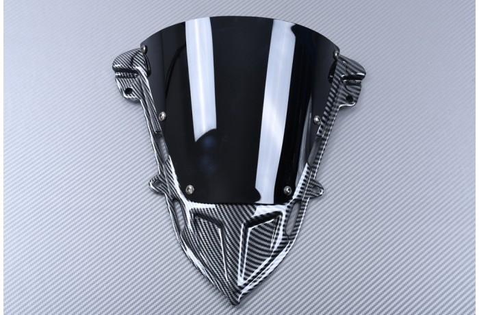 Saute vent noire carbone dévateur de flux pour Honda CBR 500R 2025