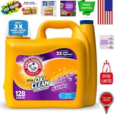 Plus OxiClean Fresh Burst Laundry Detergent, 166.5 Fl Oz - Removes Tough Stains 0.17 per gallon