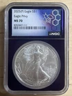 2025(P) S$1 American Silver Eagle w/ Eagle Privy NGC MS 70