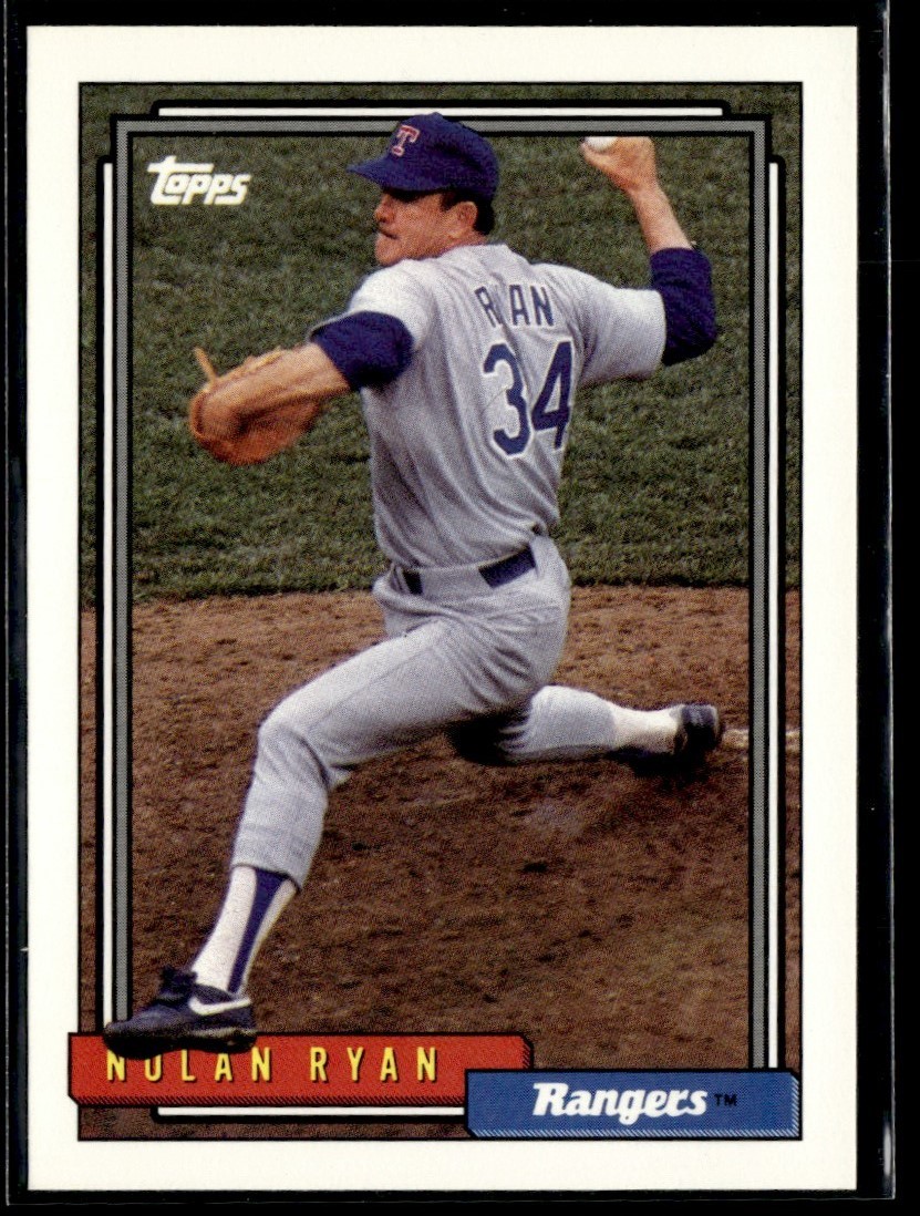 1992 Topps Nolan Ryan Texas Rangers #1