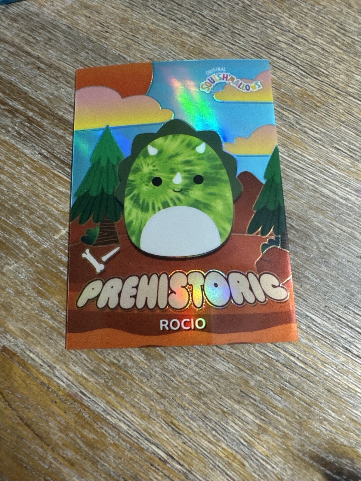 Panini Squishmallows 2025 Prehistoric Rocio Insert No. 8 Holo