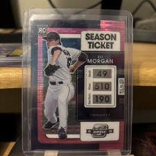 ELI MORGAN 2022 Panini Optic Contenders Season Ticket Pink Pulsar #17 (RC)