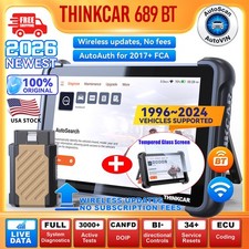 Thinkscan 689689bt Tkey101 Tpms Car Diagnostic Obd2 Scanner Tool Active Test