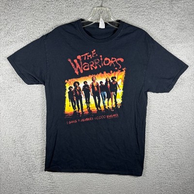 The Warriors Movie 2011 Promo Graphic T-Shirt Medium Black Paramount Pictures