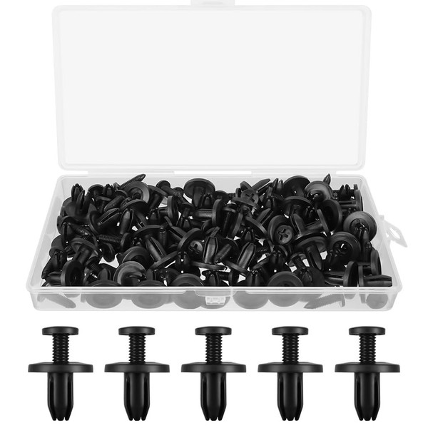 Kunststoffnieten 6Mm 60 StüCk Universal-Auto-Halterungs-Clips Befestigungsclips-image