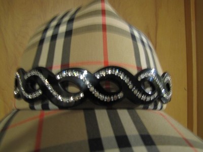 Alexandre de Paris headband Black with Swarovski Crystal! Authentic!