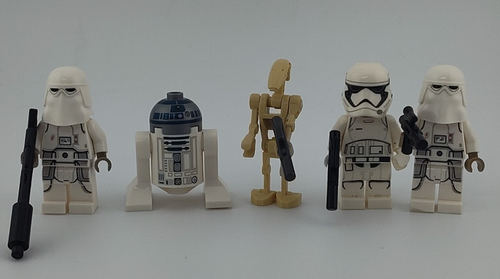 Lego Star Wars Mini Lot Snowtroopers R2-D2 Roboter Droide Stormtrooper Spielzeug