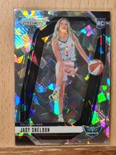 Jacy Sheldon #141 2024 Prizm WNBA Silver Cracked Ice Prizm Rookie Wings W0201A
