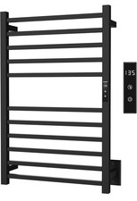 Heated Towel Rack, Electric Towel Warmer with Built-in 24hr Timer, Wall Mount...