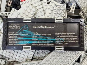 LEGO Star Wars 10030 UCS Imperial Star Destroyer 2002 Unverified AS IS w/ Plaque