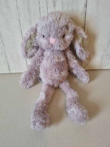 Mothercare Grey Beasley Bunny Rabbit Soft Toy Comforter Soother Approx 13" - Picture 2 of 12