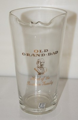 alter OLD GRAND DAD Head of the bourbon family  KRISTALL 19 cm H  Whiskykrug KG1