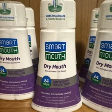 LOT OF 7 Smart Mouth Dual Solution Dry Mouth & Bad Breath.5 EXP 8/25, 2 EXP06/25