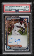 2024 Bowman Chrome Prospect Mega Box Camilo Diaz #BMA-CDI PSA 10 GEM MT Auto r7o