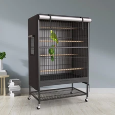 Universal Bird Cage Cover Good Night Blackout 51" x 38" x 23.5" Inch Thin Lig...