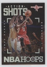 2015-16 Panini NBA Hoops Action Shots James Harden #2 9bg