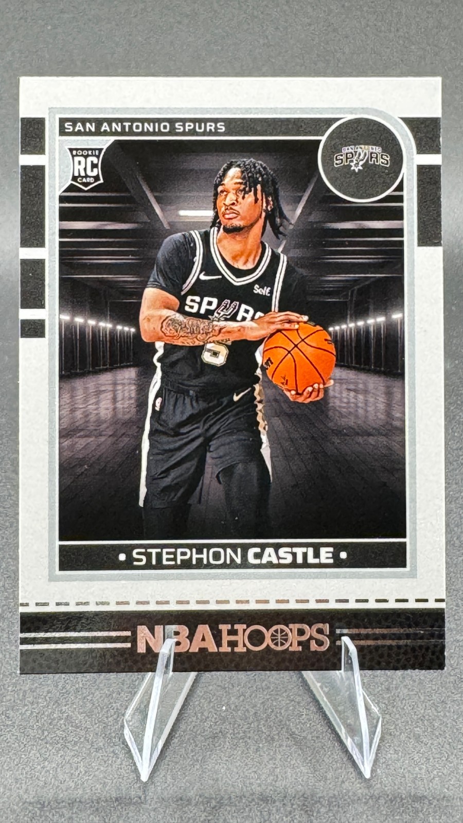 2024-25 Panini NBA Hoops Stephon Castle #234 RC San Antonio Spurs