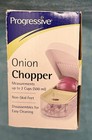 Progressive Onion Chopper with Non-Skid Base NEW Includes Lid Cleaning Tool — photo 1