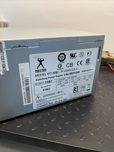 Power Man IP-S350CQ2-0 Switching Power Supply 350W (used and tested) - Afbeelding 2 van 5