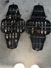 VINTAGE ORIGINAL LOT 42 STAR WARS FIGURES WITH 2 DARTH VADER CARRYING CASE