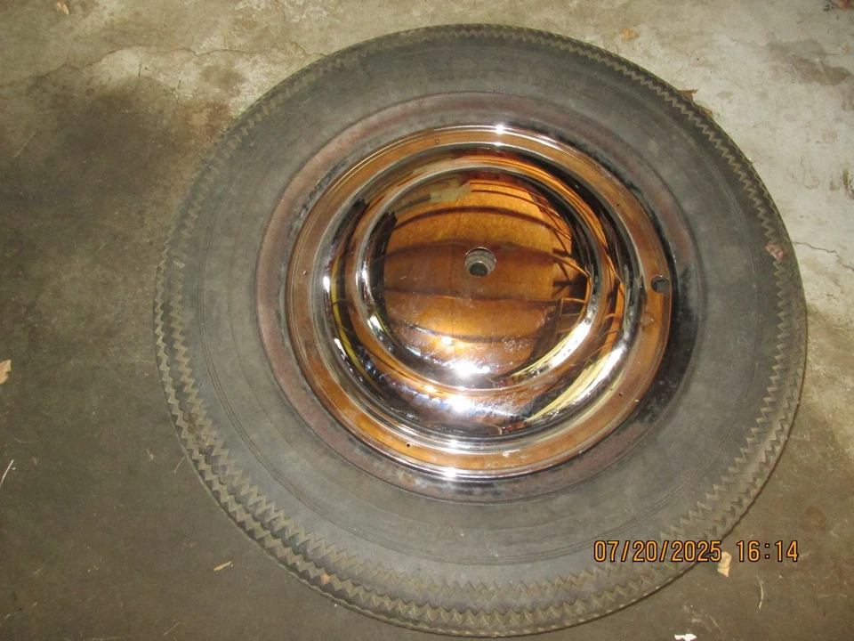 Cubiertas de rueda delantera cromadas Harley Knucklehead Panhead Flathead EL ULH Foto 2 de 4