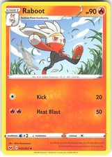 Carta Pokemon Raboot 033/202 Spada e Scudo MP