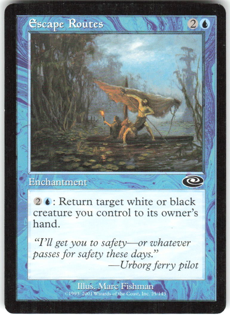 Escape Routes 25 Planeshift PLS LP Magic: The Gathering Card TCG