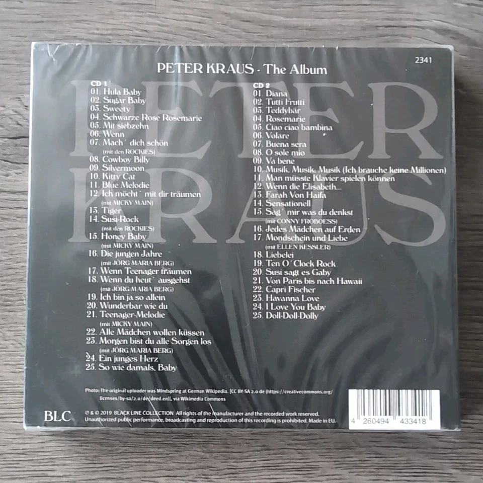 Peter Kraus  The Album - 2 CD's - NEU & OVP - Bild 2 von 2