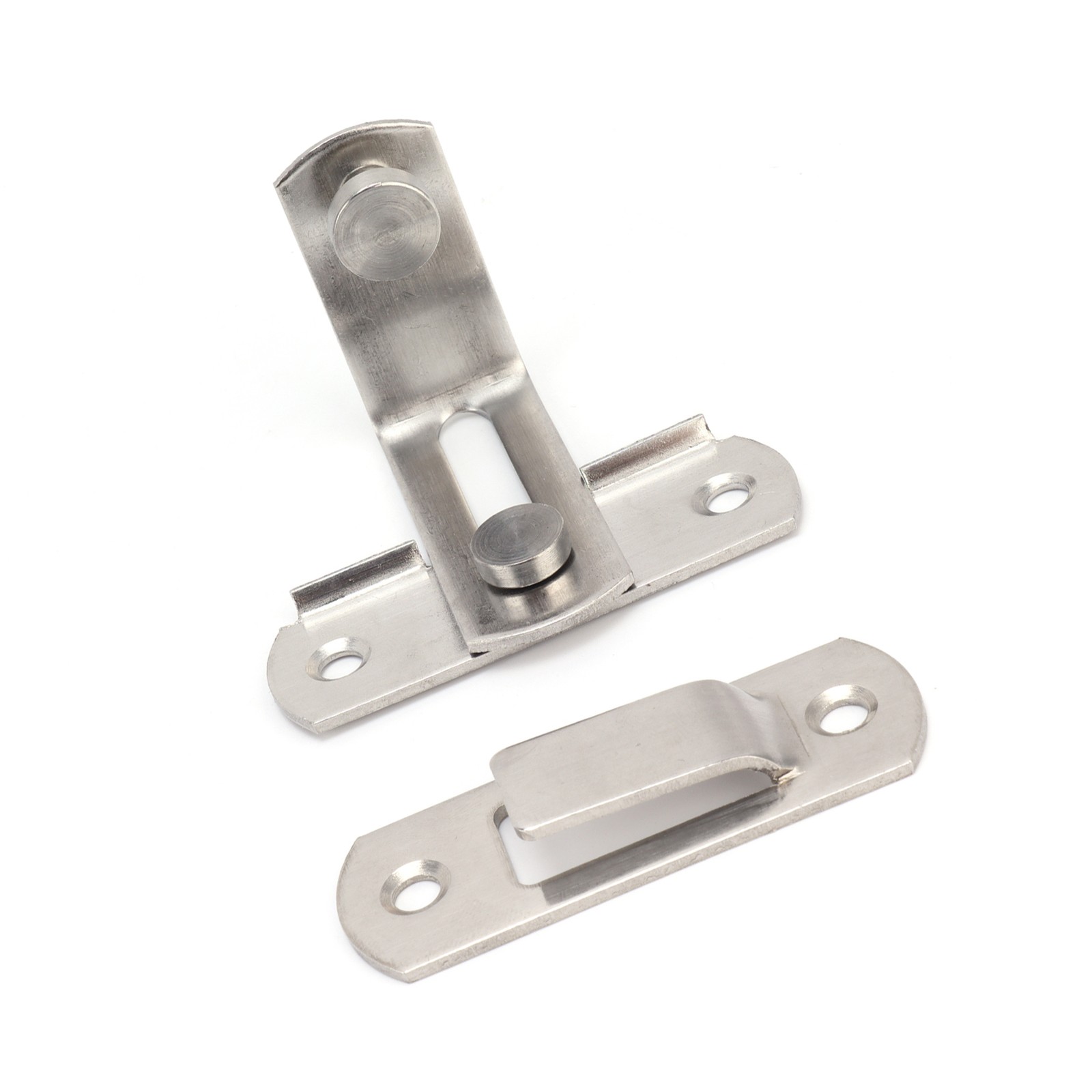 90 Degree Angle Barn Door Latch Buckle Stainless Steel Sliding Door Hardware
