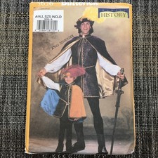 New Butterick Sewing Pattern 5656 Sz XS-XL Men's Renaissance Costume Theater