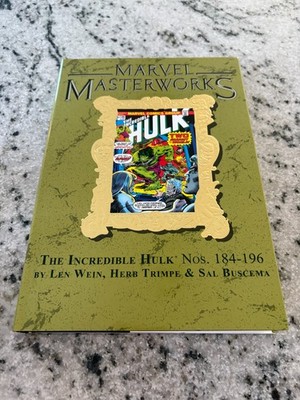 Marvel Masterworks Vol #252 Incredible Hulk 184-196 Limited To 720