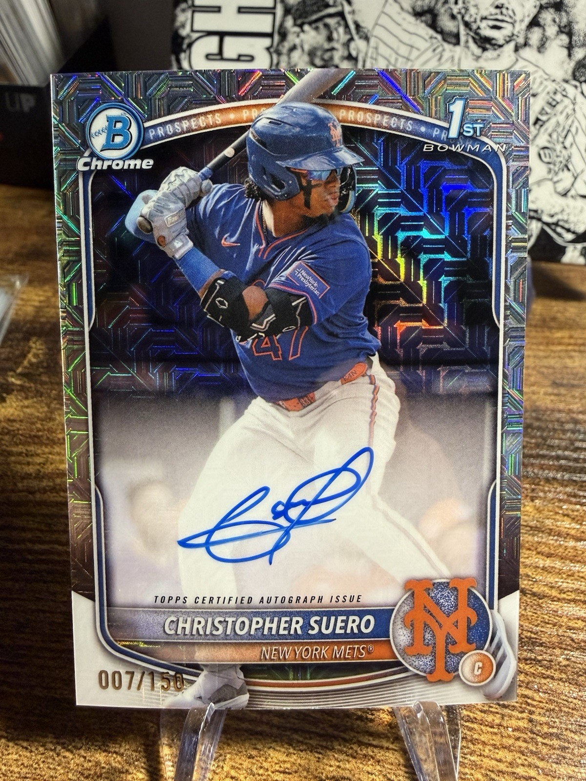 2025 Bowman Chrome 1st HTA Auto Christopher Suero /150