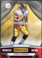2017 Panini Rookies & Stars Rookie Rush James Connor #8 ROOKIE CARD. rookie card picture