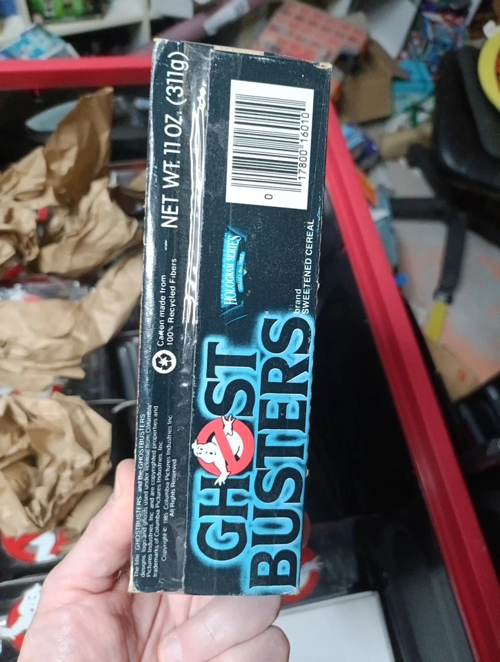 Vintage Ralston Ghostbusters 1985 Hologram Series Cereal Box - image 4 of 4