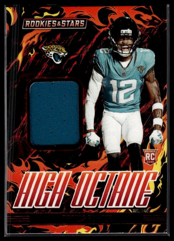 2025 Panini Rookies & Stars #HOM-THR Travis Hunter High Octane Memorabilia RC