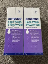 2 x 50g Acnecide Face Wash 5% w/w Gel