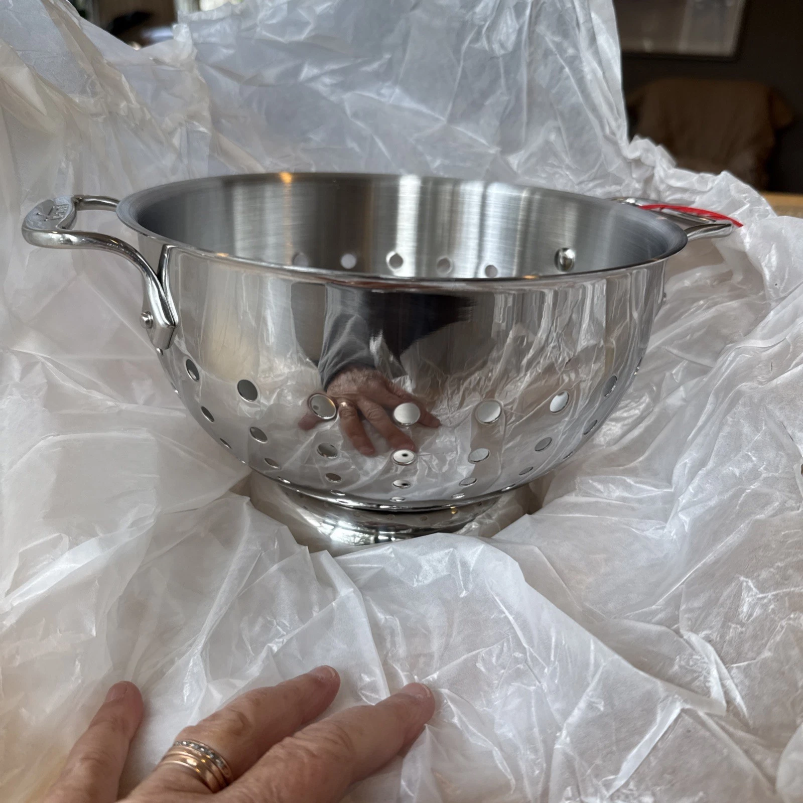 All Clad stainless steel colander strainer 3 Qt New No Box
Opens in a new window or tab