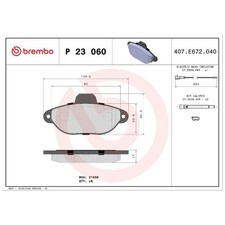 Satz Bremsbeläge Bremsklötze vorne für Fiat Punto 176 188 | 493958