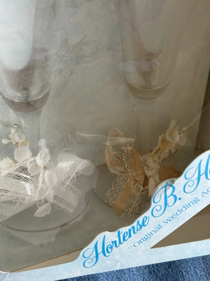 Gafas tostadas para novios Hortense B Hewitt, Co The Bride's Choice nuevas Foto 4 de 4