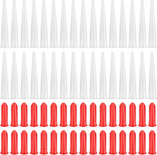 32 Set Silicone Ugelli Calafataggio, Punte per Cartucce Silicone, Beccucci per C