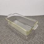 Vintage PYREX bread, meatloaf pan, #212, 9 x 5. clear glass