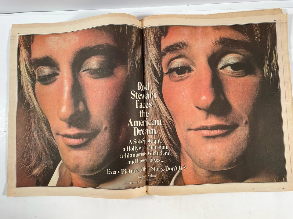 Rolling Stone November 6, 1975 #199 Rod Stewart, Philip K. Dick - Imagem 2 de 4