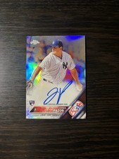 2016 Topps Chrome - Rookie Autographs James Pazos #RA-JPA (AU, RC)- Yankees