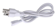 UL T5 or T8 LED Tube Light Power Cable 5 FT 3-Pin US Plug Connector Wire